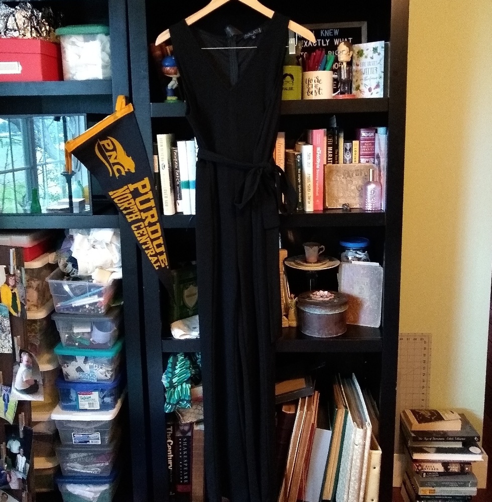 Classic V-Neck Jumpsuit